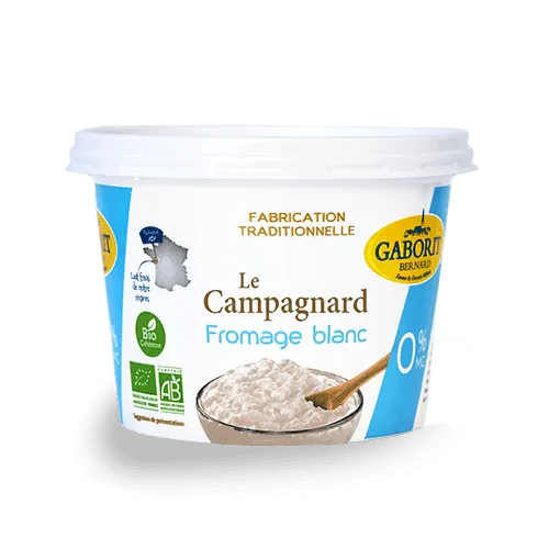 Maison Bernard Gaborit Fromage blanc bio 0% campagnard - fromage doux