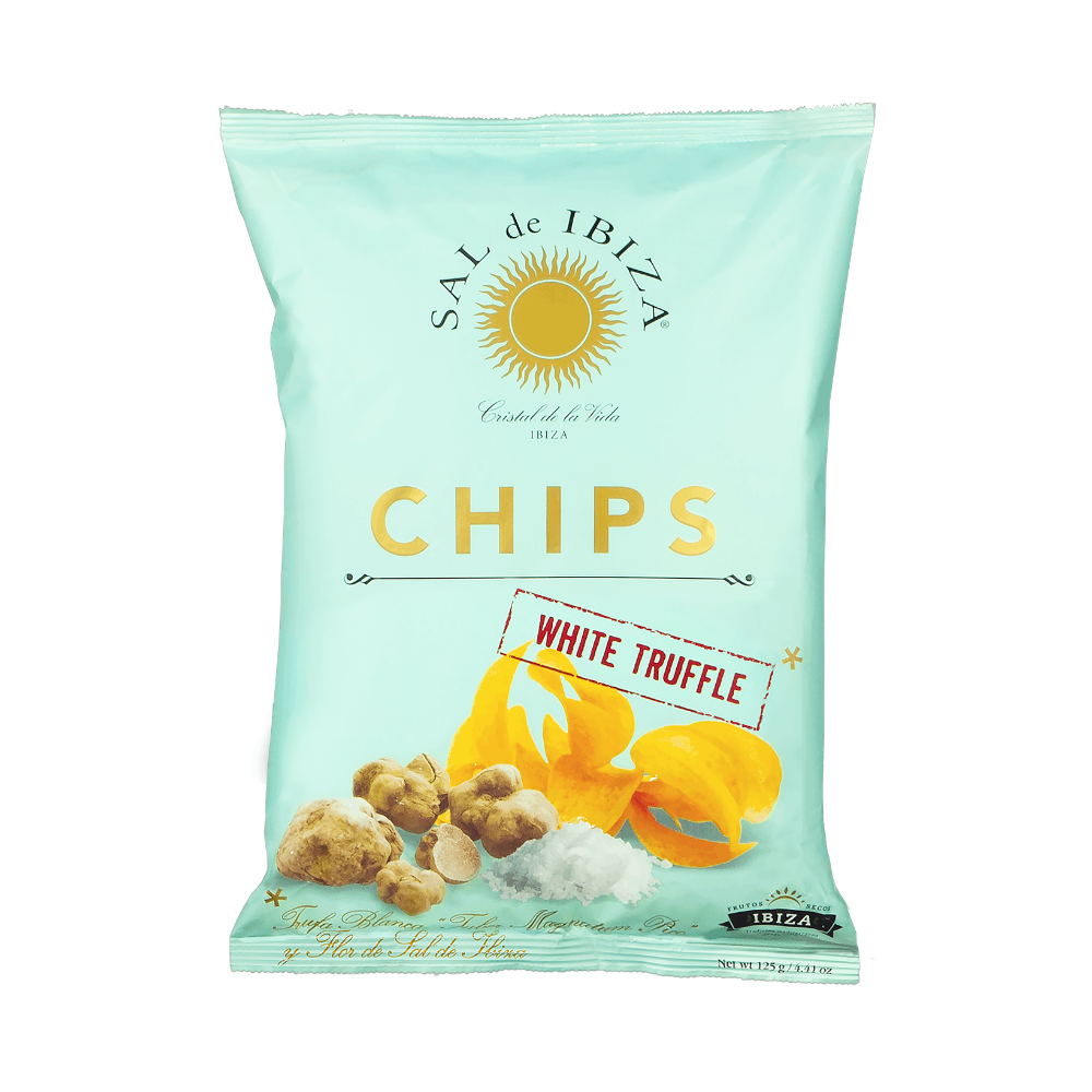 The Fine Cheese Co. Sal de Ibiza Chips truffe blanche 125g