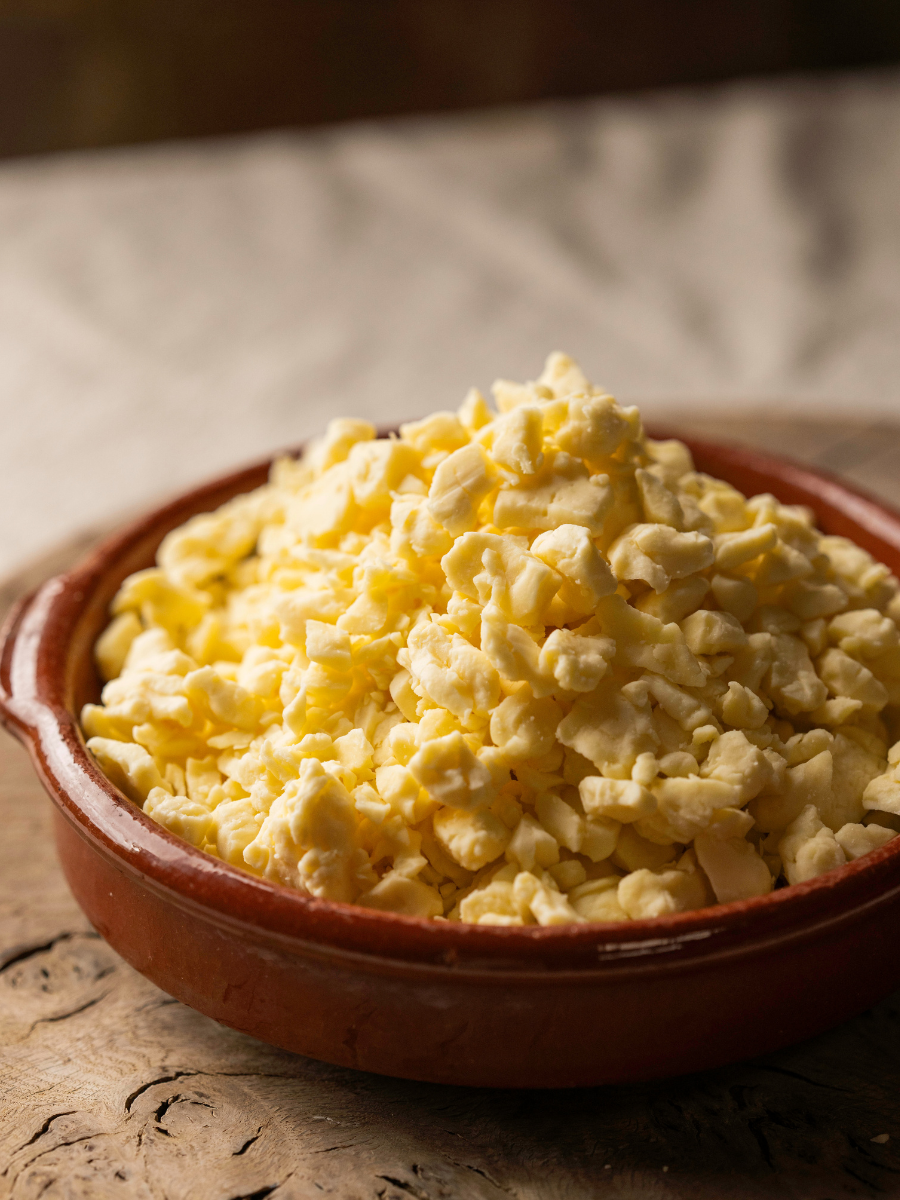 Quicke's Cheddar Curd fromage frais à fondre 600g lait vache