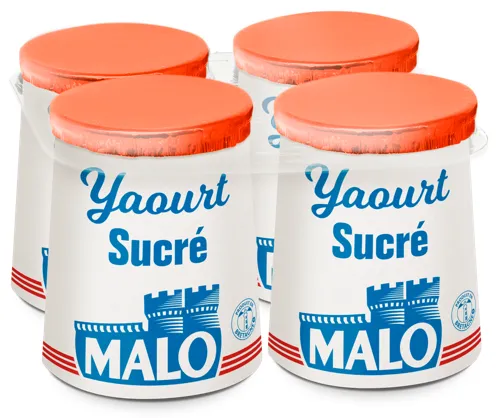 Malo Les Yaourts Yaourt Sucré Nature