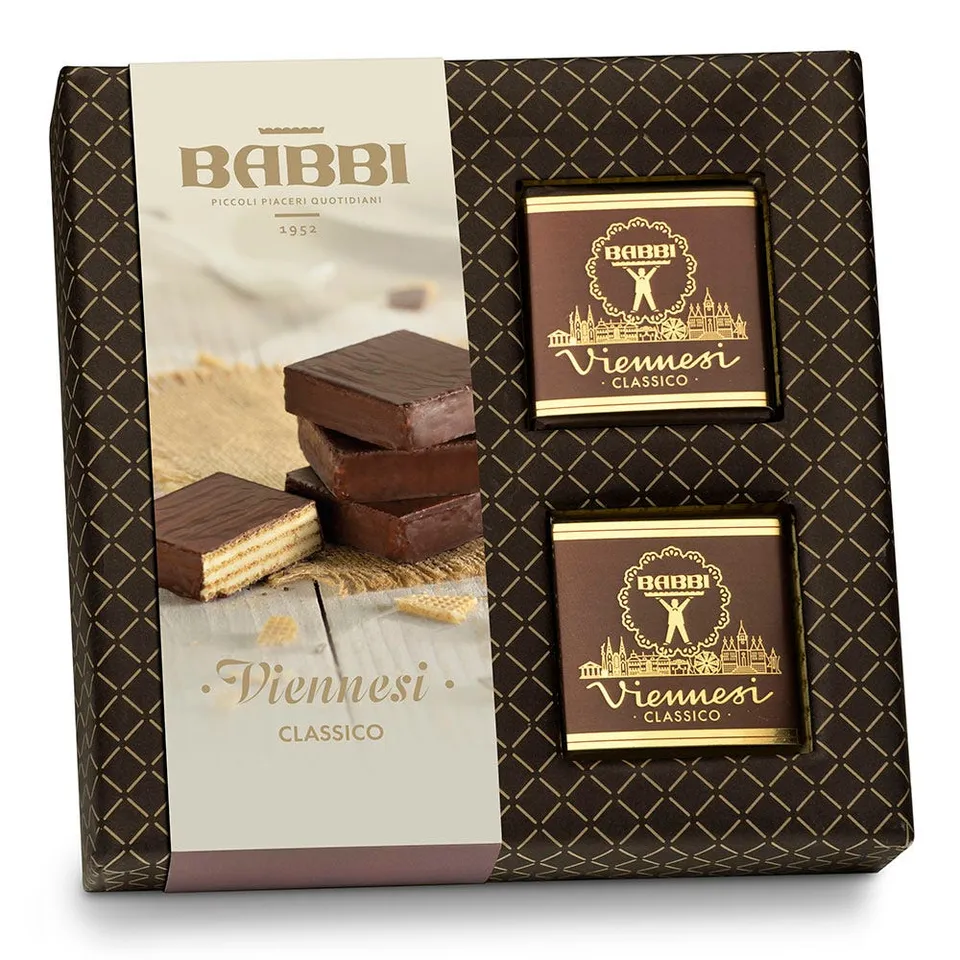 Babbi Viennesi Classico de Luxe gaufrettes vanille chocolat