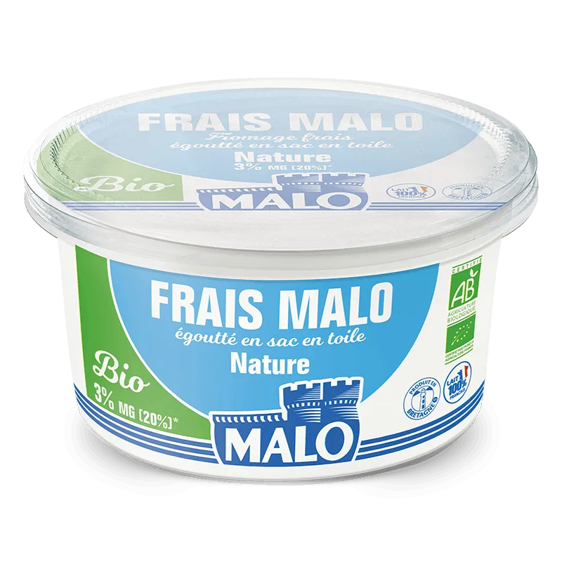 Malo Les Bio fromage frais bio nature 500g