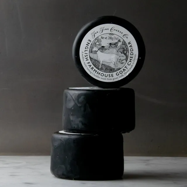 The Fine Cheese Co. Goat Cheddar fromage chèvre 200g affiné 6 mois