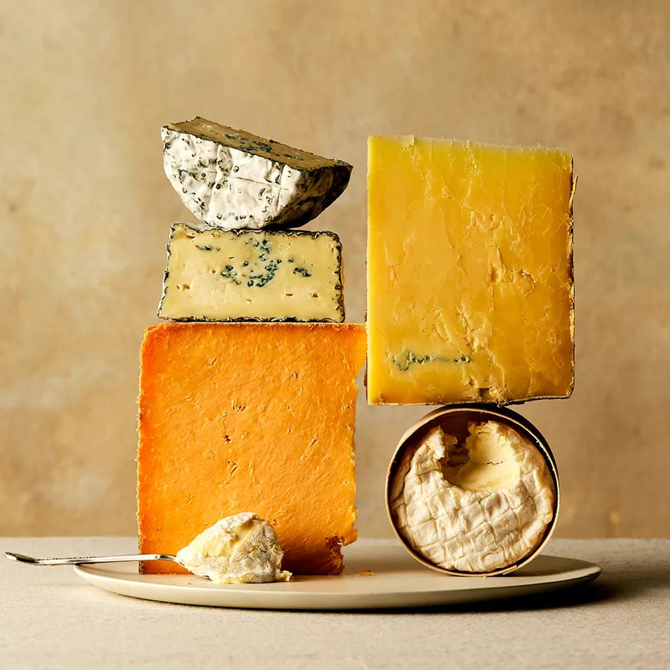 The Fine Cheese Co. Dames coffret plateau fromages artisanaux sélection