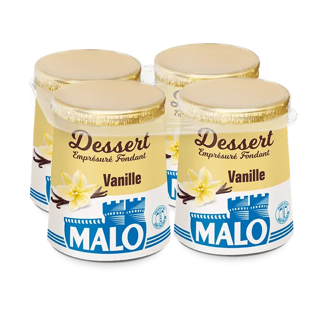 Malo Les Desserts Fondant Vanille emprésuré