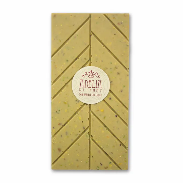 Adelia di Fant chocolat blanc pistache tablette 85g