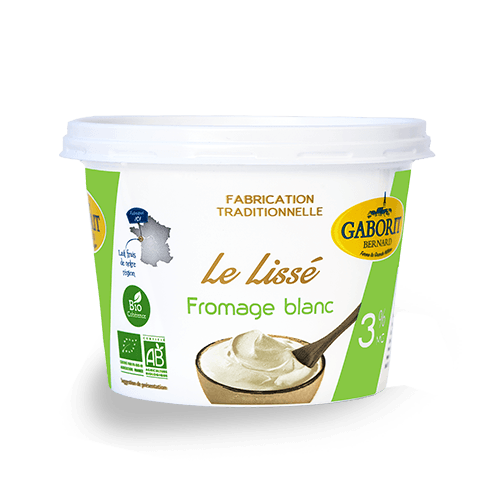 Maison Bernard Gaborit Fromage blanc bio lissé 3% - fromage onctueux