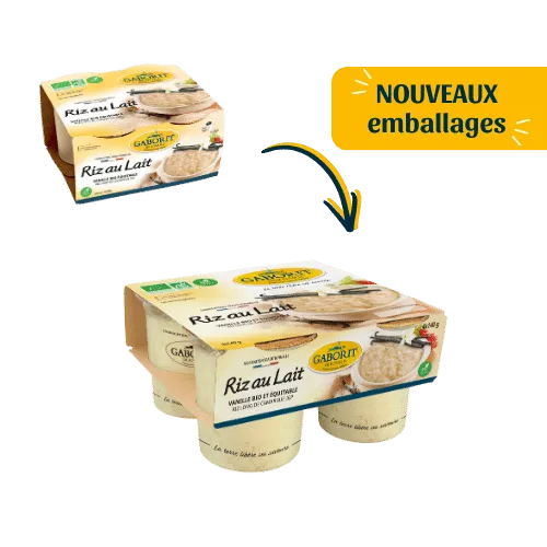 Maison Bernard Gaborit Riz au Lait Vache Bio Vanille