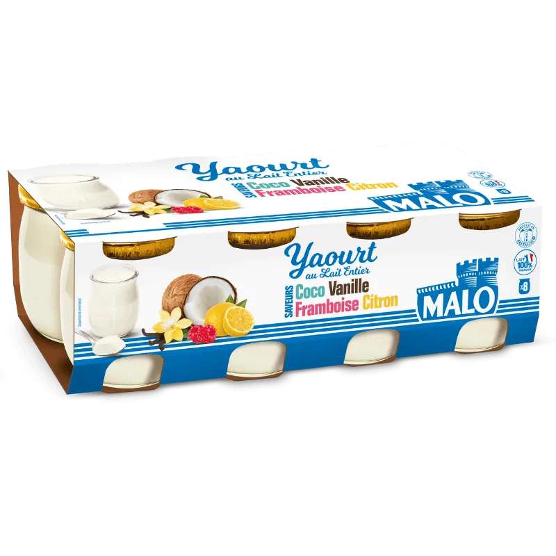 Malo Les Yaourts Yaourt Mix Flavoured parfums assortis