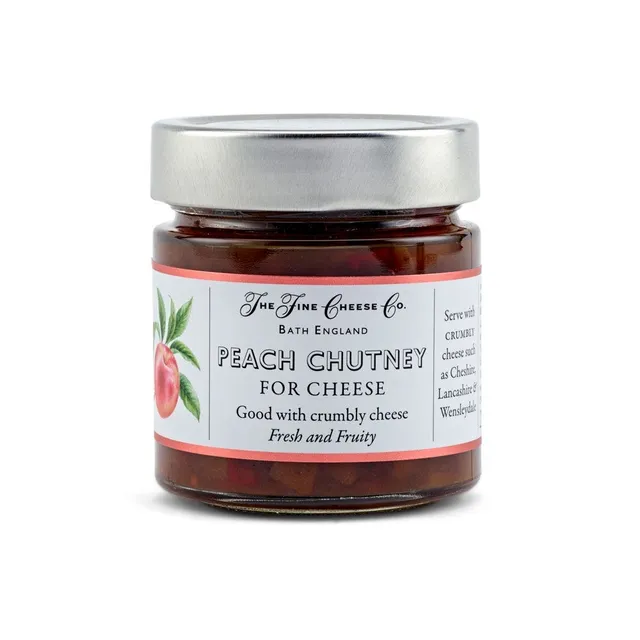 The Fine Cheese Co. Peach chutney pêche fromage 250g doux