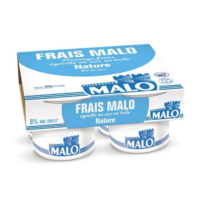 Malo Les Fromages Frais Fromage Nature 3%