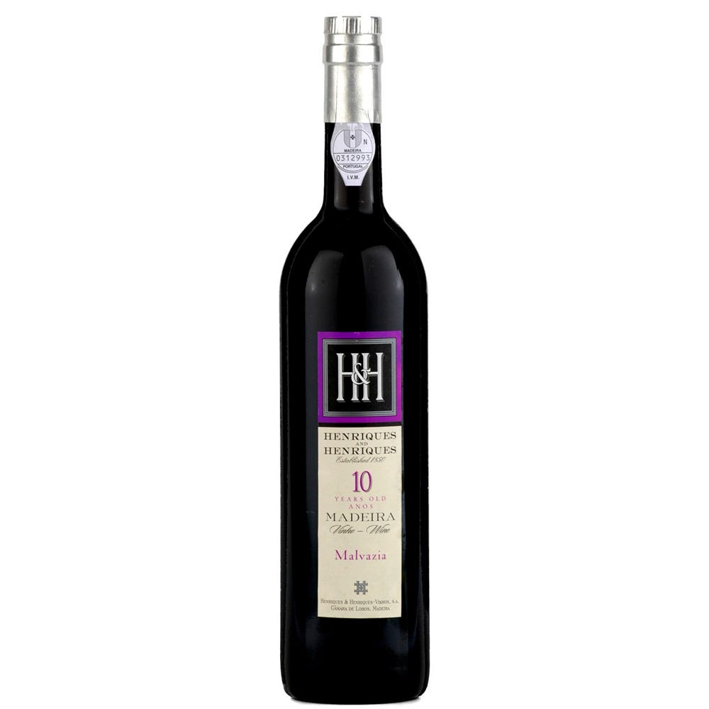 Henriques & Henriques Malvasia madère 10 ans 50cl doux