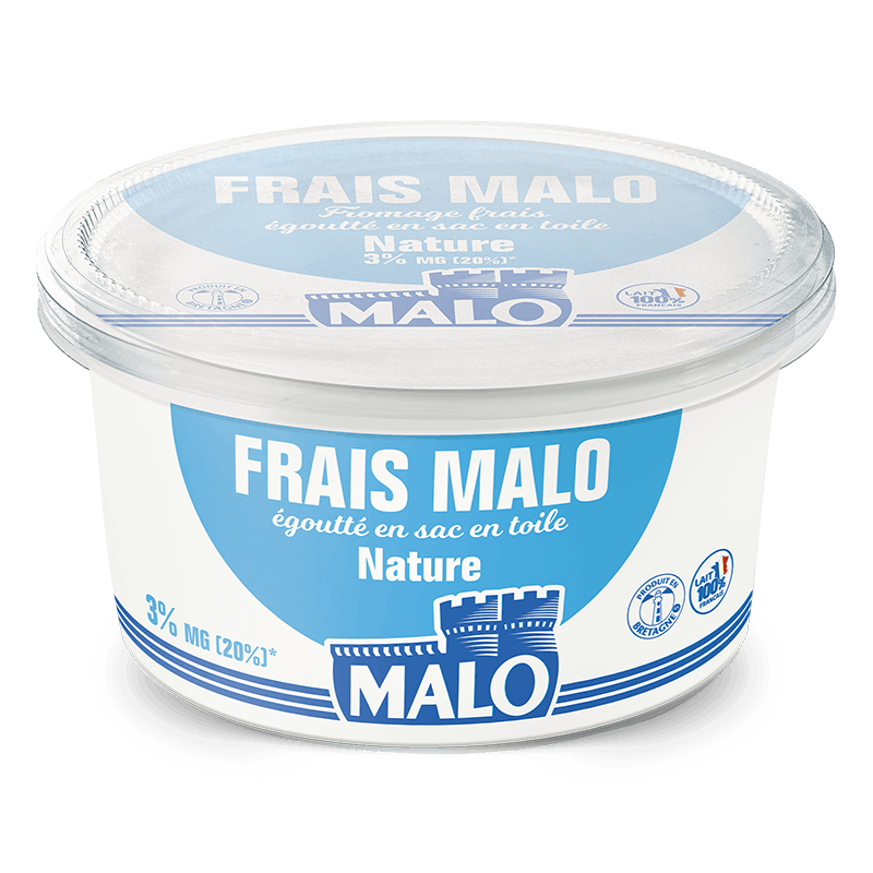 Malo Les Fromages frais nature 3% fromage frais 500 g