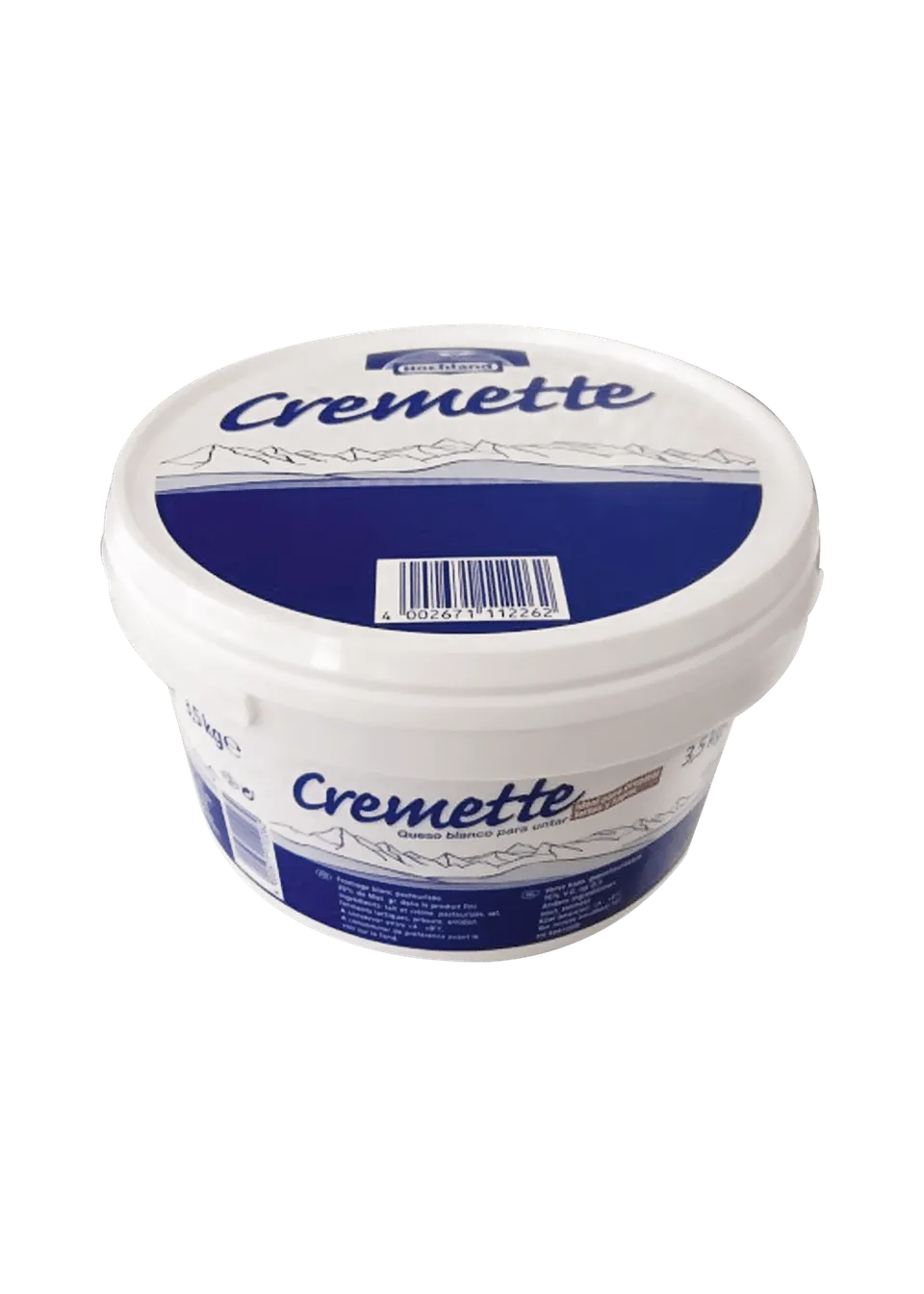 Tippagral Crème Cremette 3.5 kg produit laitier lisse