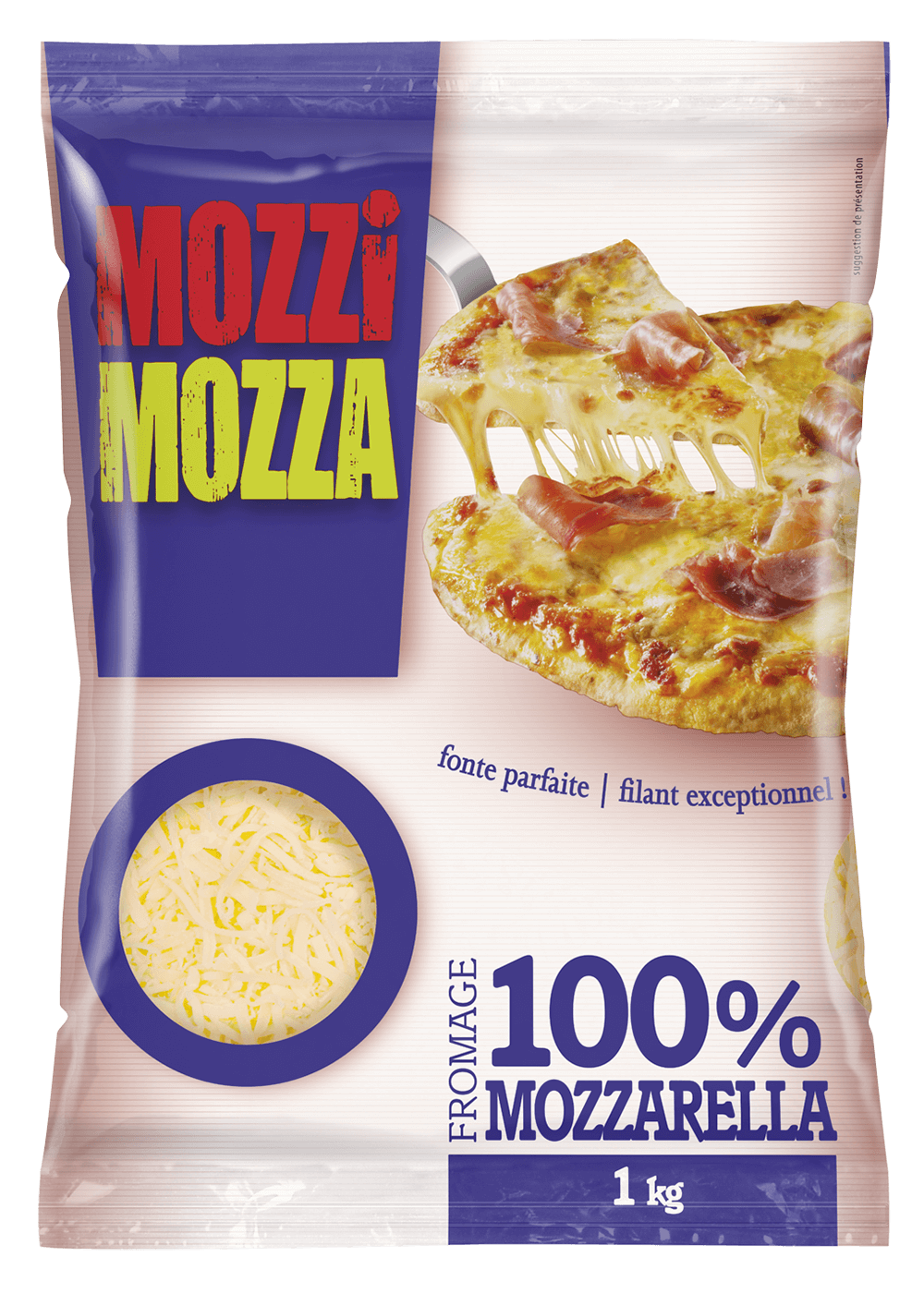 Tippagral Râpé Mozzarella Mozzi Mozza fromage râpé filant