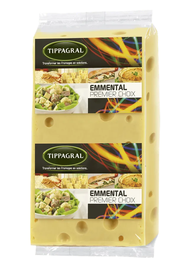 Tippagral Bloc Emmental bloc de fromage cuisine