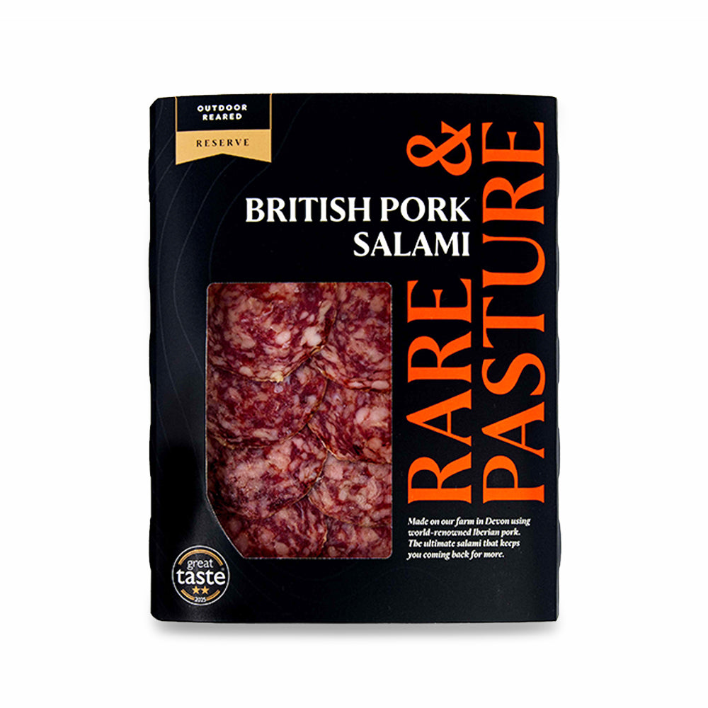 Rare & Pasture Porc Ibérique Salami tranché 60 g