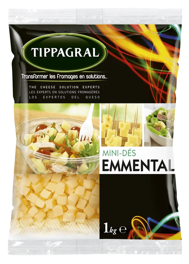 Tippagral Cubes Emmental cubes de fromage apéro