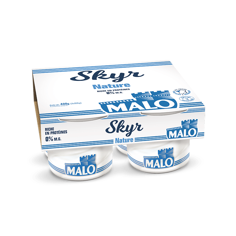 Malo Les Skyrs Skyr 0% Nature riche en protéines