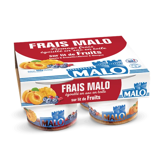 Malo Fromages frais fromage abricot mangue