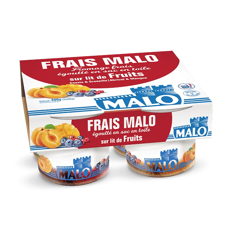 Malo Fromages frais fromage abricot mangue