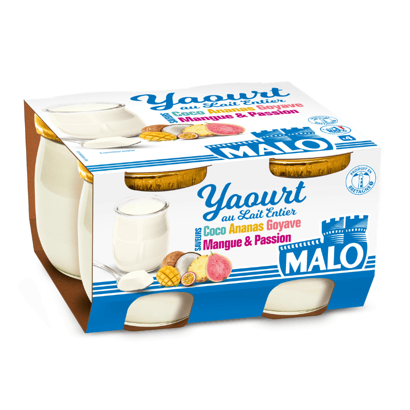 Malo Les Yaourts yaourt fruits exotiques