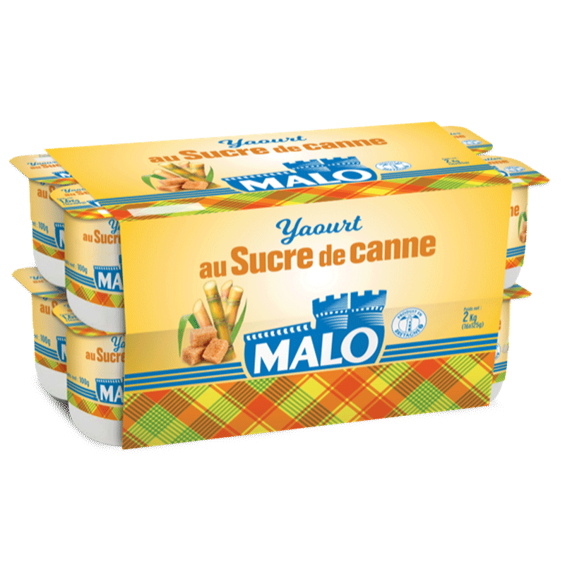 Malo Les Yaourts Yaourt Sucre de Canne x16