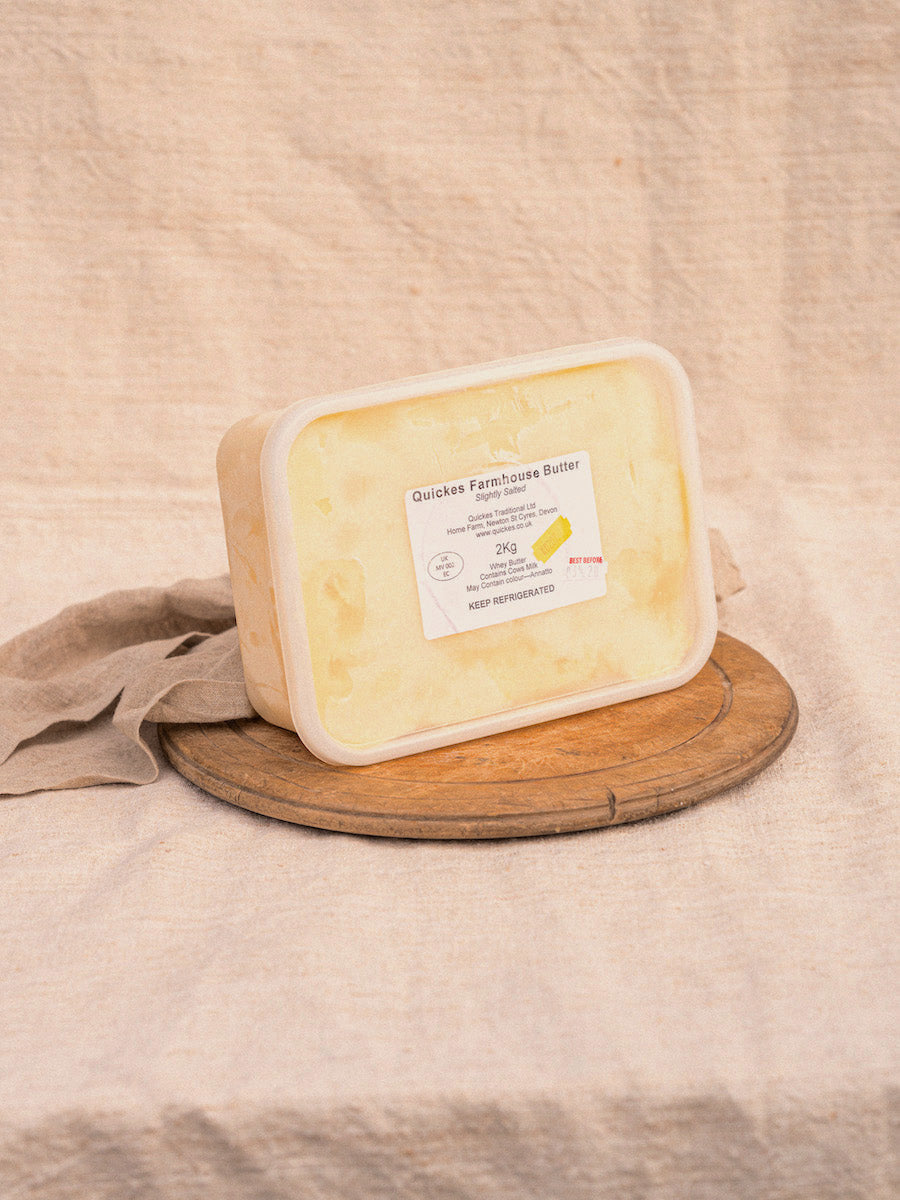 Quicke's Whey Butter beurre lactosérum 2 kg légèrement salé