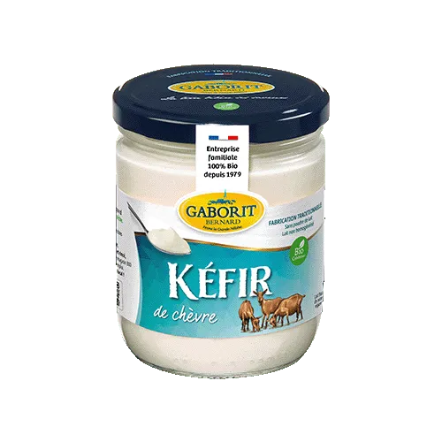 Maison Gaborit Kéfir Chèvre yaourt bio pot 400g onctueux