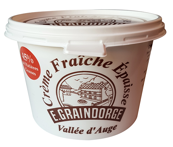 Graindorge Crème fraîche Vallée d'Auge 50cl 45% onctueuse