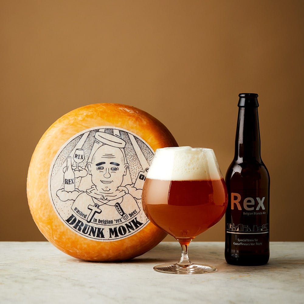 The Fine Cheese Co. Drunk Monk 250g Fromage Lavé à la Bière