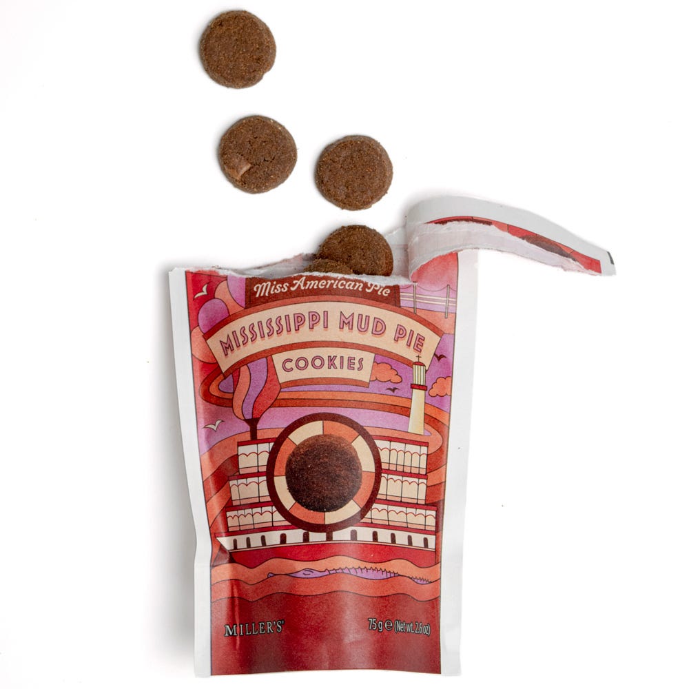 The Fine Cheese Co. Miss American Pie biscuit chocolat Mississippi 75g