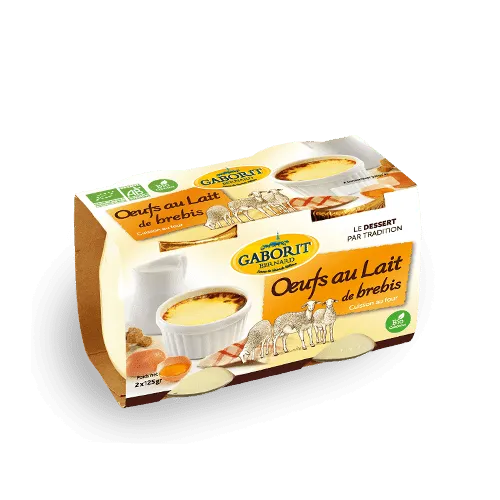 Maison Bernard Gaborit Oeufs au Lait Brebis Bio Vanille