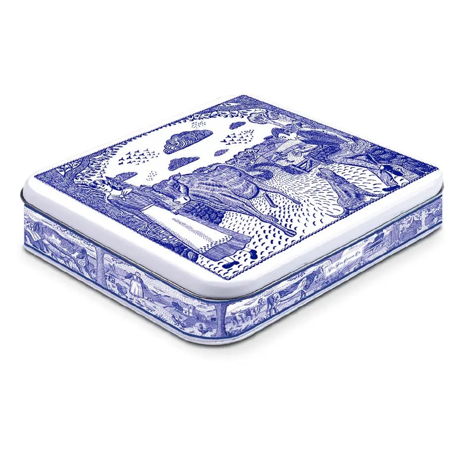 The Fine Cheese Co. John Broadley toasts pour fromage coffret 375g
