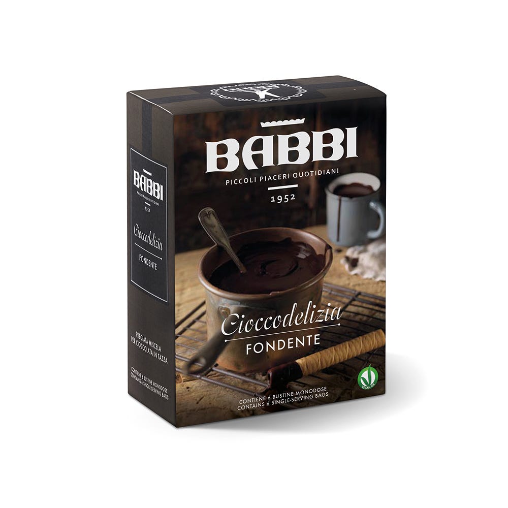 Babbi Cioccodelizia Family Fondente pâte chocolat noir italien