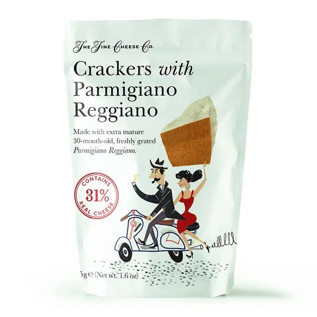 The Fine Cheese Co. crackers Parmigiano Reggiano 45g