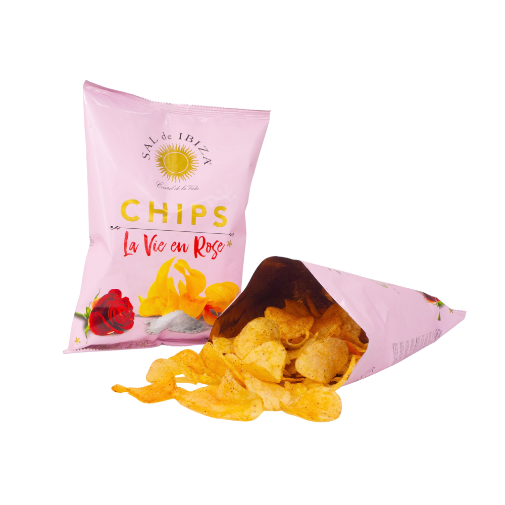 Sal de Ibiza La Vie En Rose chips 125g