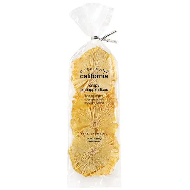 Dardiman Pineapple Crisps chips ananas séché 47g