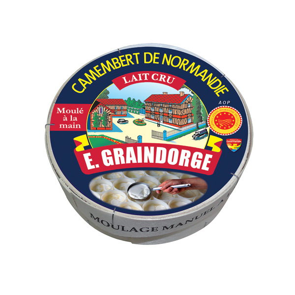 Graindorge Camembert de Normandie AOP fromage lait cru 250g