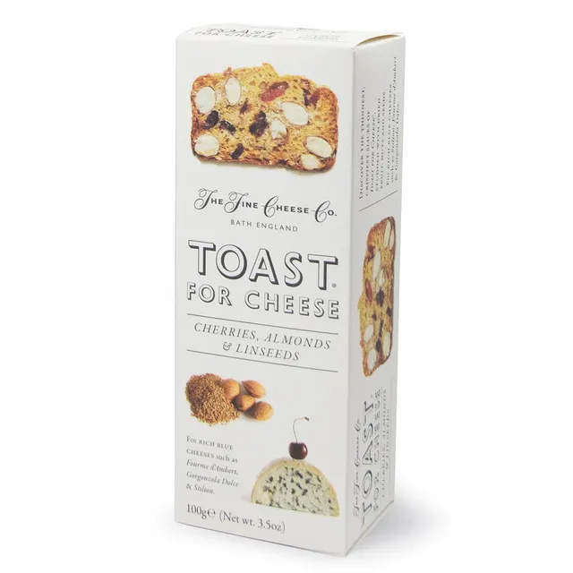 The Fine Cheese Co. Toast Cherries Almonds Linseeds 100g