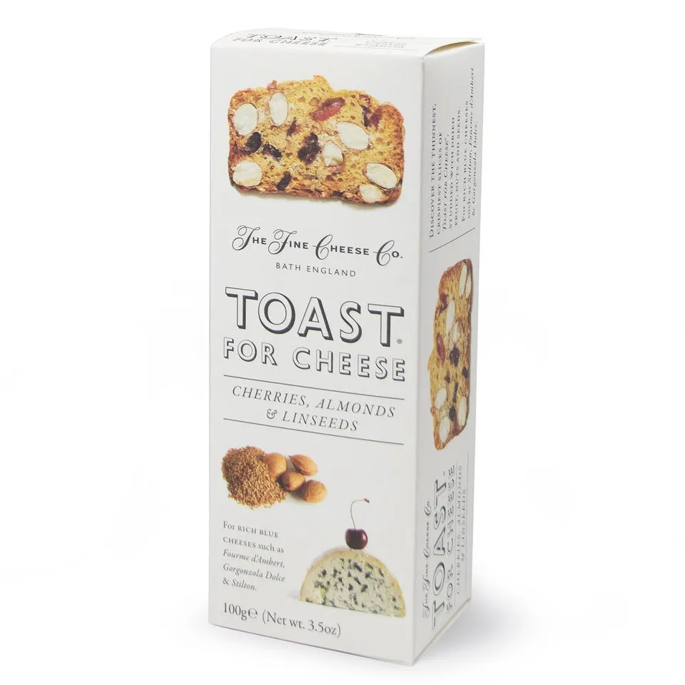 The Fine Cheese Co. Toast Cherries Almonds Linseeds 100g