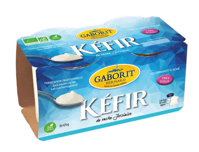 Maison Bernard Gaborit Kéfir bio vache yaourt doux Jersiaise