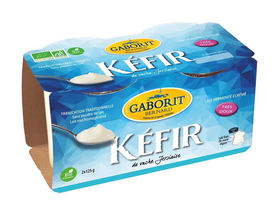 Maison Bernard Gaborit Kéfir bio vache yaourt doux Jersiaise