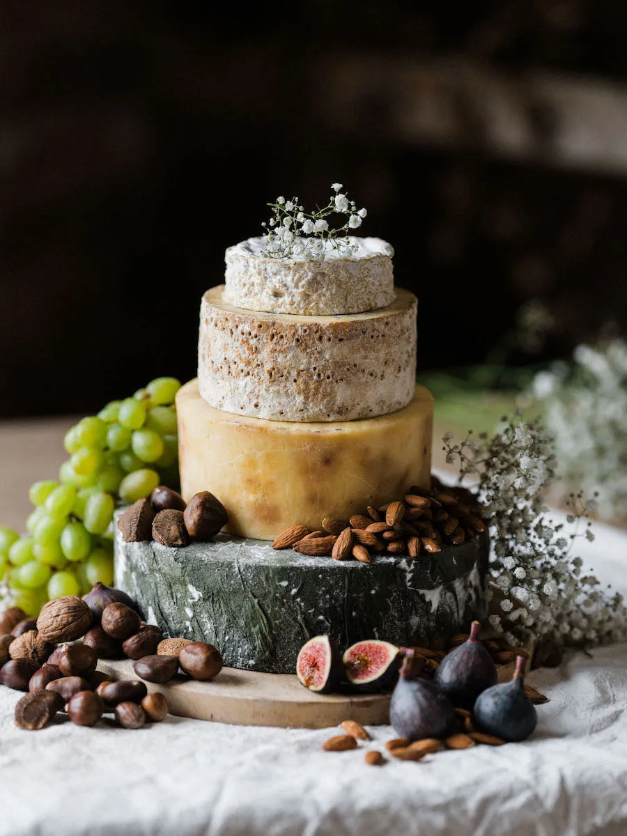 Quicke's Mill Marsh pièce montée fromage 4 étages vache
