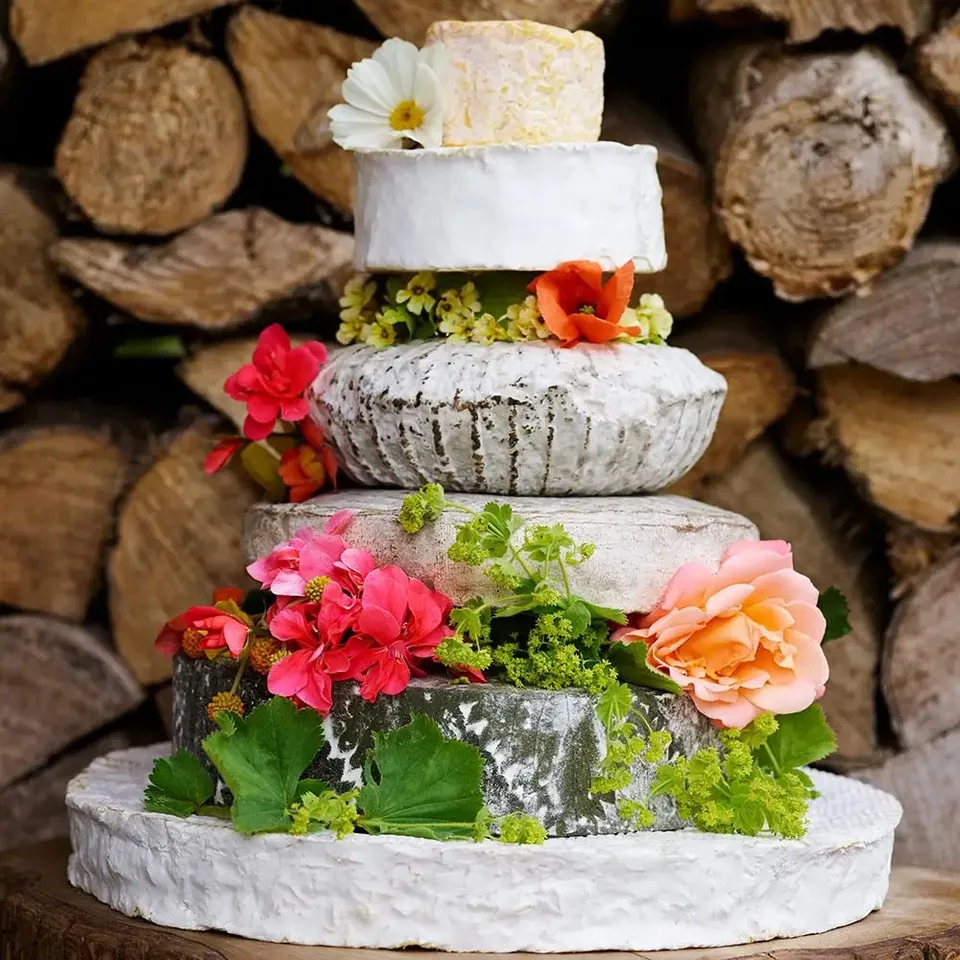 The Fine Cheese Co. Olivia gâteau de fromages mariage 4 étages