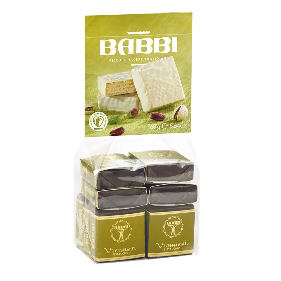 The Fine Cheese Co. Sweet Treats Babbi Viennesi gaufrettes pistache 200g