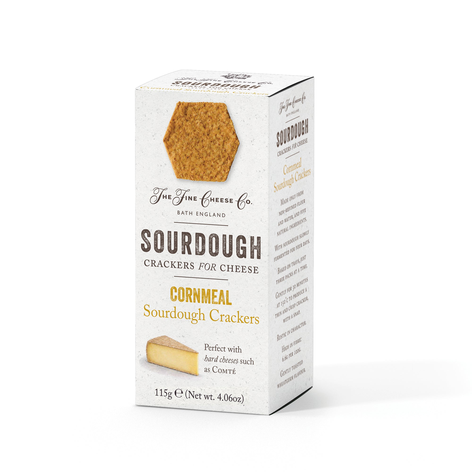 THE FINE CHEESE CO. Crackers Maïs Levain 115g Nature
