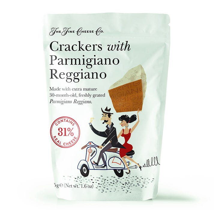 The Fine Cheese Co. crackers Parmigiano Reggiano 45g