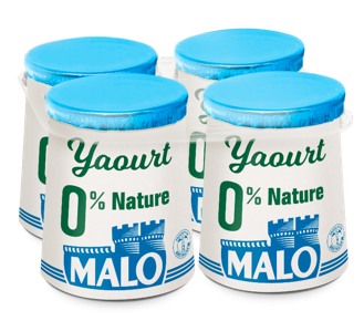 Malo Les Yaourts yaourt nature 0% matière grasse