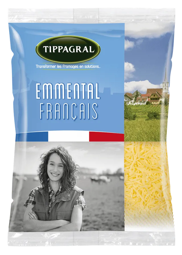 Tippagral Râpé Emmental Français fromage affiné